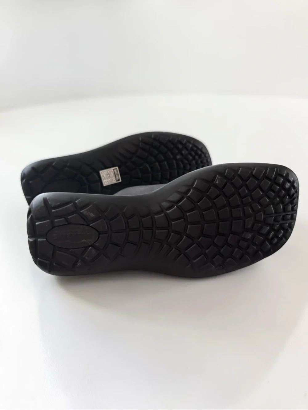 Vintage Skechers Men’s Black Leather Slide Sandals Discontinued Size 13